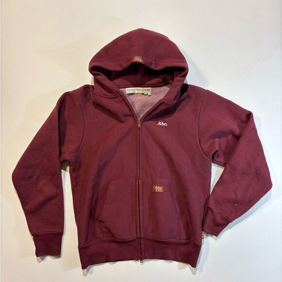 ABC Advisory Board Crystals Red Hooded Zip-Up Jacket - Medium - Picture 1 of 4